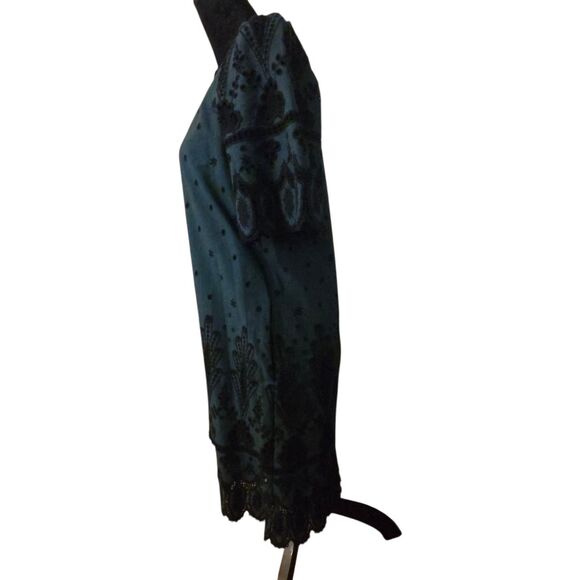 Sea Tuckernuck Dress 2 Broderie Anglaise Embroidered Eyelet Pockets Whimsigoth - Picture 3 of 14